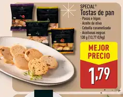 ALDI SPECIAL Tostas de pan oferta