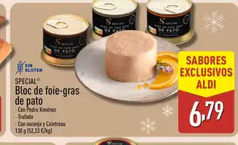 ALDI SPECIAL Bloc de foie-gras de pato oferta