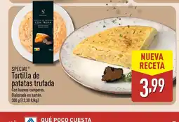 ALDI SPECIAL Tortilla de patatas trufada oferta