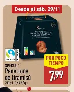 ALDI SPECIAL Panettone de tiramisú oferta