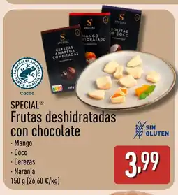 ALDI SPECIAL Frutas deshidratadas con chocolate oferta