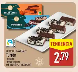 ALDI FLOR DE NAVIDAD Turrón oferta