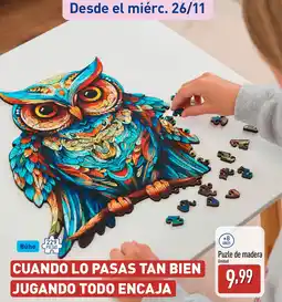 ALDI Puzle de madera oferta