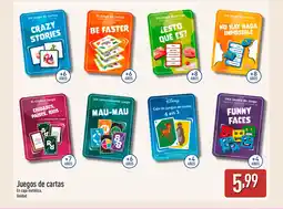 ALDI Juegos de cartas oferta
