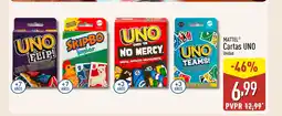 ALDI MATTEL Cartas UNO oferta