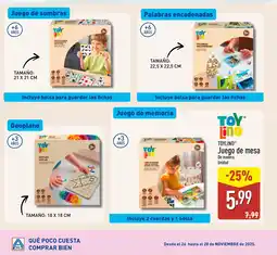 ALDI TOYLINO Juego de mesa oferta