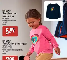 ALDI LILY & DAN Sudadera con lentejuelas oferta