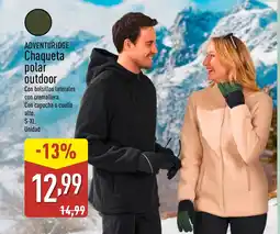 ALDI ADVENTURIDGE Chaqueta polar outdoor oferta