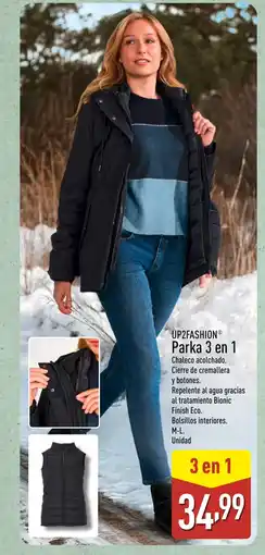 ALDI UP2FASHION Parka 3 en 1 oferta