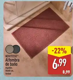 ALDI NOVITESSE Alfombra de baño oferta