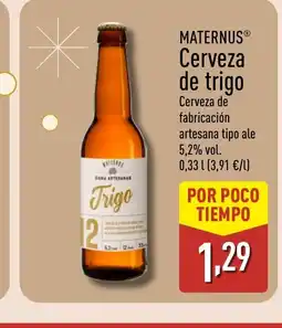 ALDI MATERNUS Cerveza de trigo oferta