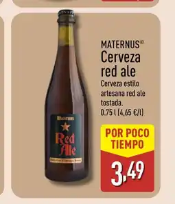 ALDI MATERNUS Cerveza red ale oferta