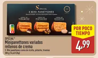 SPECIAL Minipanettones variados rellenos de crema