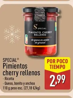 ALDI SPECIAL Pimientos cherry rellenos oferta