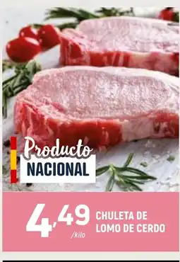 Coviran Chuleta de lomo de cerdo oferta