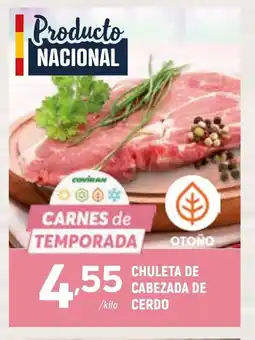 Coviran Chuleta de cabezada de cerdo oferta