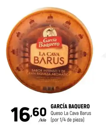 Coviran GARCÍA BAQUERO Queso La Cava Barus oferta