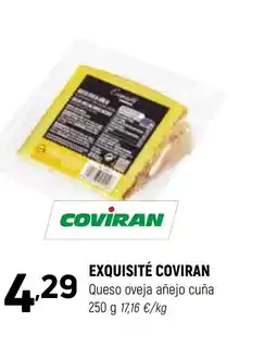 Coviran EXQUISITÉ COVIRAN Queso oveja añejo cuña oferta
