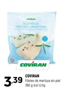 Coviran COVIRAN Filetes de merluza sin piel oferta