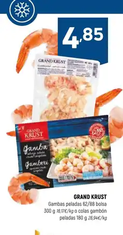 Coviran GRAND KRUST Gambas peladas 62/88 bolsa oferta