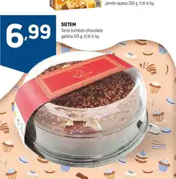 Coviran SIETEM Tarta bombón chocolate galleta oferta