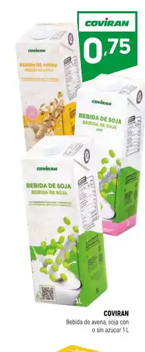 Coviran COVİRAN Bebida de avena, soja con o sin azúcar oferta