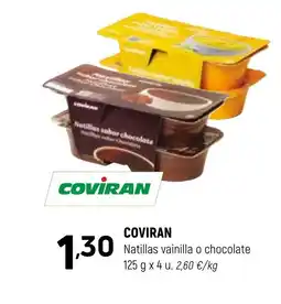 Coviran COVIRAN Natillas vainilla o chocolate oferta