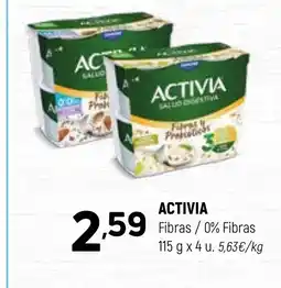 Coviran ACTIVIA Fibras / 0% Fibras oferta