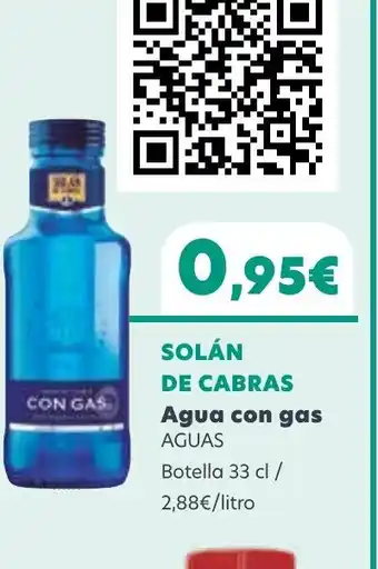 SOLÁN DE CABRAS Agua con gas