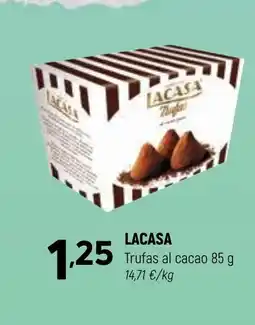 Coviran LACASA Trufas al cacao oferta