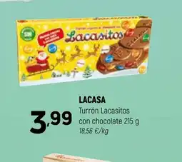Coviran LACASA Turrón Lacasitos con chocolate oferta