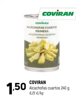 Coviran COVIRAN Alcachofas cuartos oferta