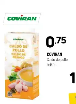 Coviran COVIRAN Caldo de pollo brik oferta