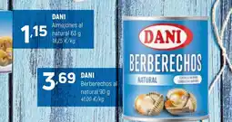 Coviran DANI Berberechos al natural oferta