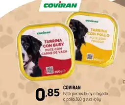 Coviran COVIRAN Paté perros buey e hígado o pollo oferta