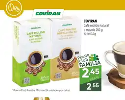 Coviran COVIRAN Café molido natural o mezcla oferta