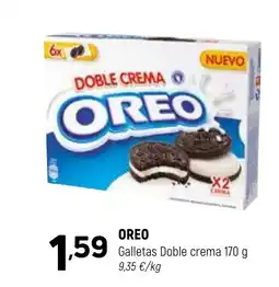 Coviran OREO Galletas Doble crema oferta