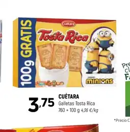 Coviran CUÉTARA Galletas Tosta Rica oferta