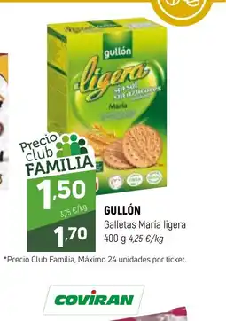 Coviran GULLÓN Galletas María ligera oferta