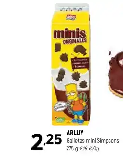 Coviran ARLUY Galletas mini Simpsons oferta
