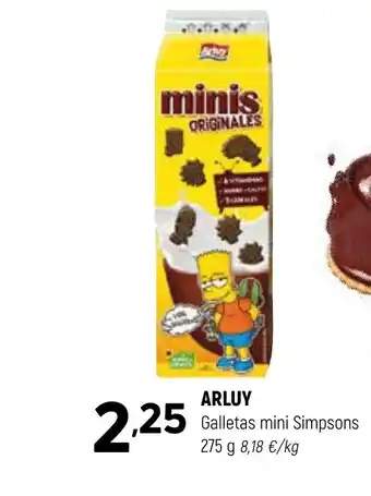 Coviran ARLUY Galletas mini Simpsons oferta