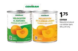 Coviran COVİRAN Melocotón al natural o en almíbar ligero oferta
