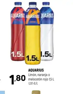 Coviran AQUARIUS Limón, naranja o melocotón rojo oferta