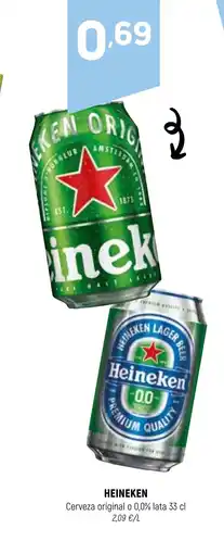 Coviran HEINEKEN Cerveza original o 0,0% lata oferta