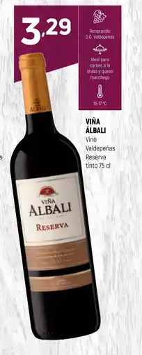 Coviran VIÑA ÁLBALI Vino Valdepeñas Reserva tinto oferta