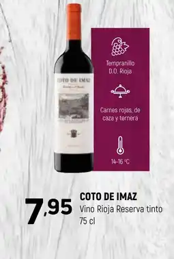 Coviran COTO DE IMAZ Vino Rioja Reserva tinto oferta