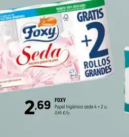 Coviran FOXY Papel higiénico seda oferta