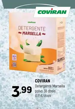 Coviran COVIRAN Detergente Marsella polvo 36 dosis oferta