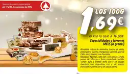 SPAR MELS Especialidades y turrones oferta