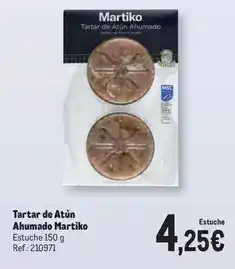 Makro Martiko - tartar de atún ahumado oferta